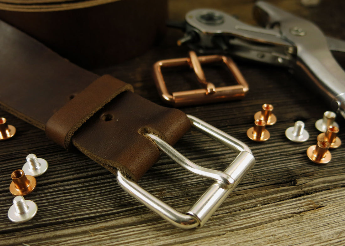 How to Punch a Round Hole in Thick Leather for a Belt Buckle